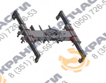 Рама нижняя КС-35719-1.30.100-5 опорная рама (портал) автокрана КЛИНЦЫ КС-35719