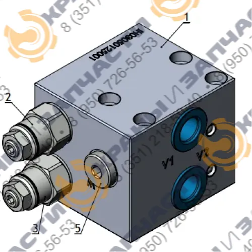 Клапан тормозной 25LCB40-T11-35N4-38GF гидравлический 