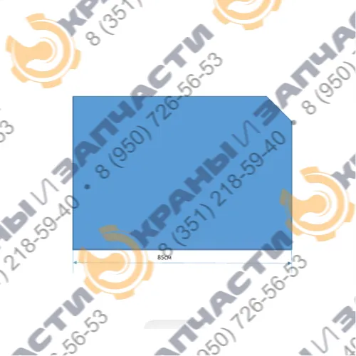 Стекло 850мм кабины башенного крана КБ-578