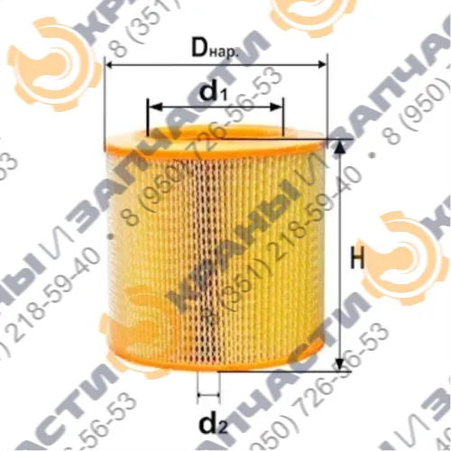 Фильтр воздушный DIFA 4309