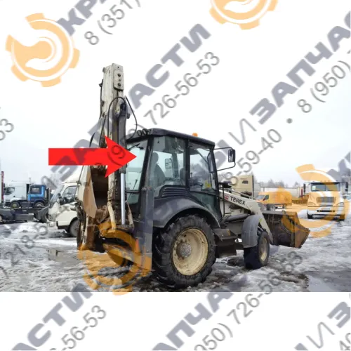 Стекло заднее Terex 760\820\860\880\970 TLB825 (5мм, прозрачное) 968х935