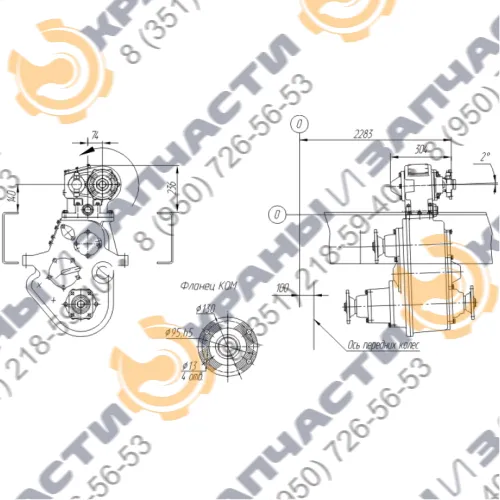 Коробка отбора мощности МП24-4208010-01