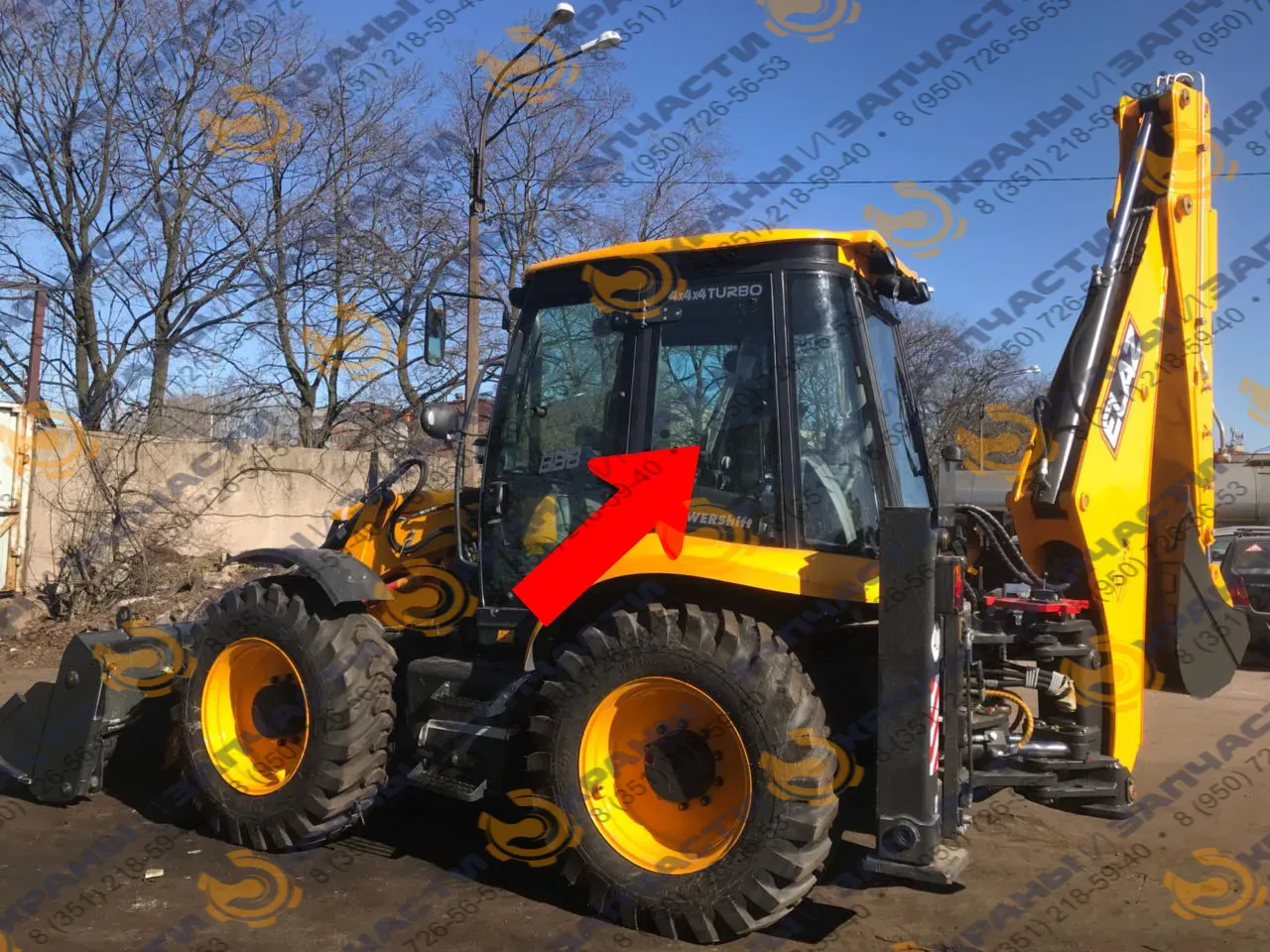 Стекло кузовное боковое левое экскаватора / фронтального погрузчика Елаз С70N60 ELAZ-BL 888 (5мм, зелёное) 1202х663