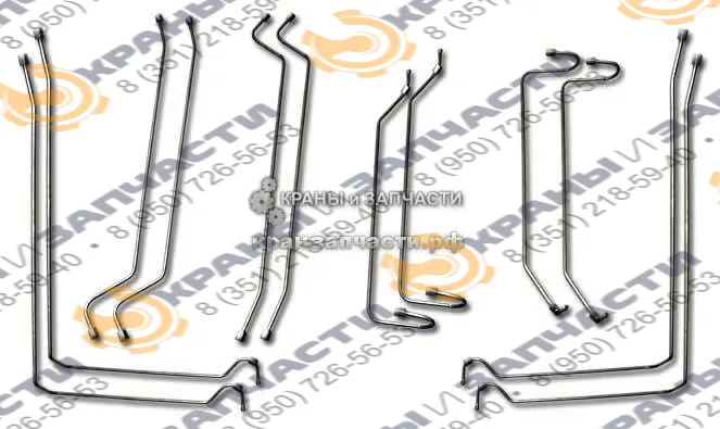 Комплект трубопровода КС-3577.83.050-1 к опорам автокрана Ивановец КС-3577  (12 шт.)