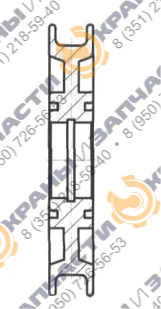 Блок механизма передвижения каретки КС-12.5/20.21.00.002  КК-16/20, КК 12,5-32  - чертеж 1