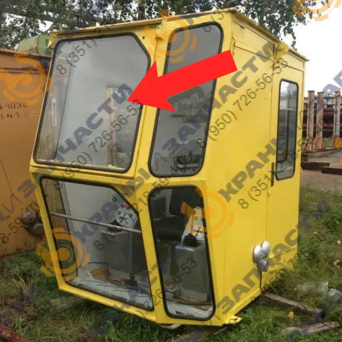 Стекло кабины У7810.30.00.003 для башенного крана КБ-403