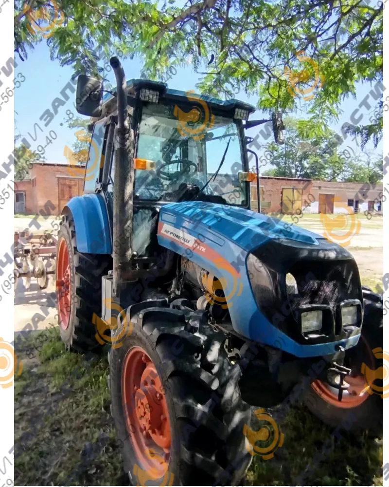 Стекло кабины боковое правое (закаленное) 783х496, Агромаш 85ТК, FM85TK45.307А-10, гнутое