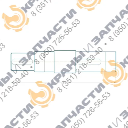 Вал РМ-750.09.10-00-120 редуктора двухступенчатого РМ-750