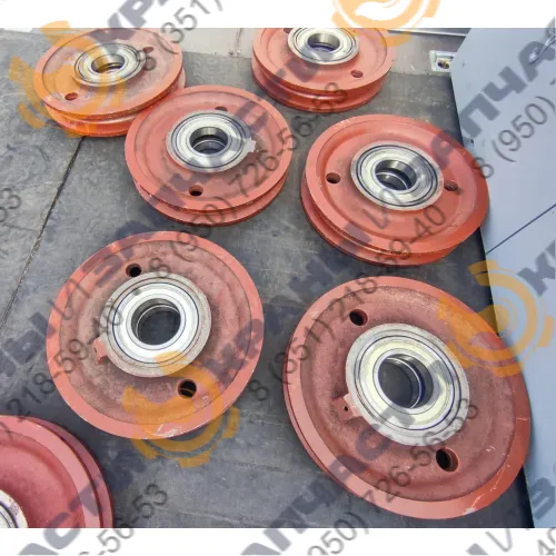 Блок канатный 4-15040-16 головки стрелы ж/д крана КДЭ-163, КДЭ-253, КЖДЭ-16, КЖДЭ-25, КЖ-461, КЖ-561, КЖ-661, КЖС-16, КЖ-462, КЖ-562, КЖ-662