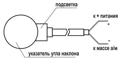 Указатель угла наклона (Креномер) УН1.5КП - чертеж 1