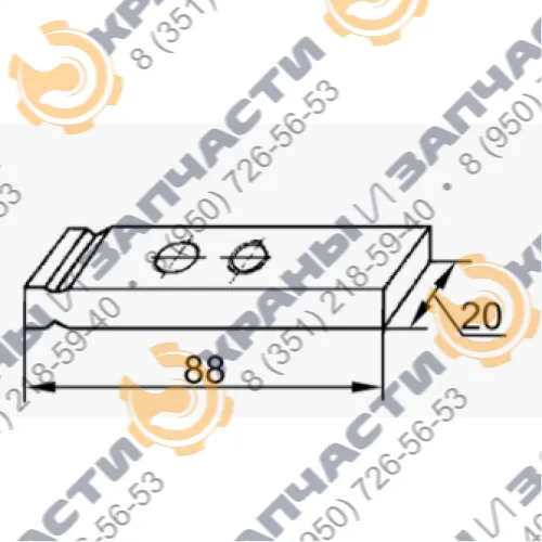 Контакт подвижный КТПВ 624, КПВ 604