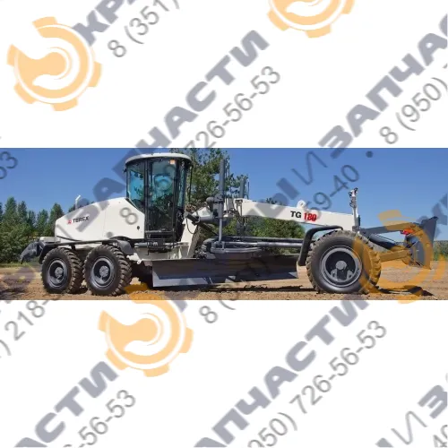 Стекло двери левое автогрейдера Terex TG180