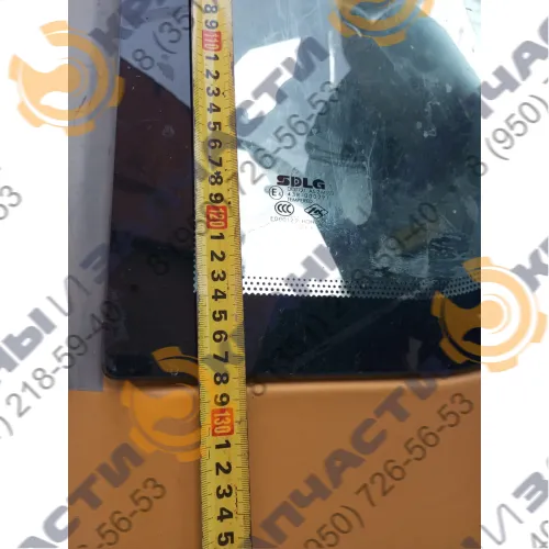 Стекло лобовое левое (закаленное) для погрузчика фронтального Sdlg LG936l, LG968l, LG953l, LG95X-02