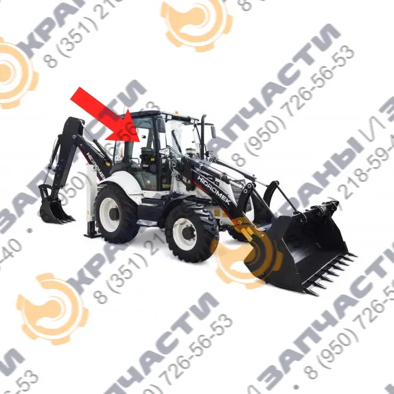 Стекло двери правой верхнее Hidromek HMK102S, HMK102b