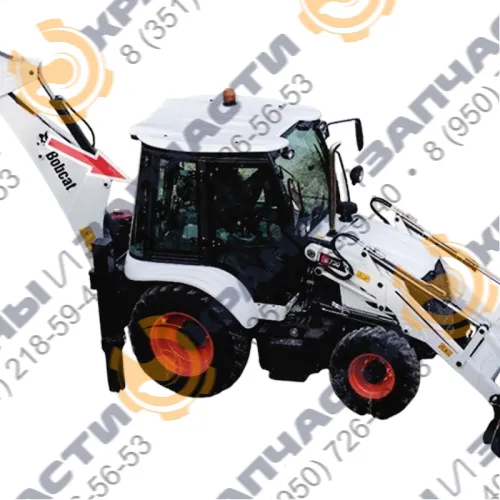 Стекло заднее угловое правое (триплекс ) для экскаватора-погрузчика Bobcat B700, 730, 750, 780