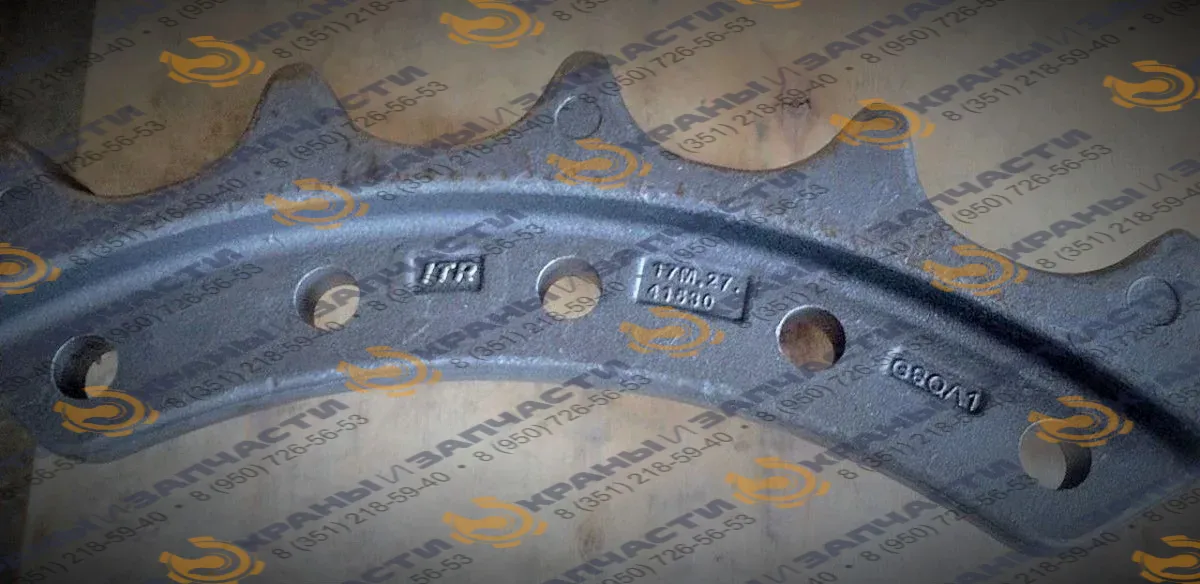 Комплект сегментов 17M-27-41630 (5 шт.) для гусеничного экскаватора KOMATSU D275A-5