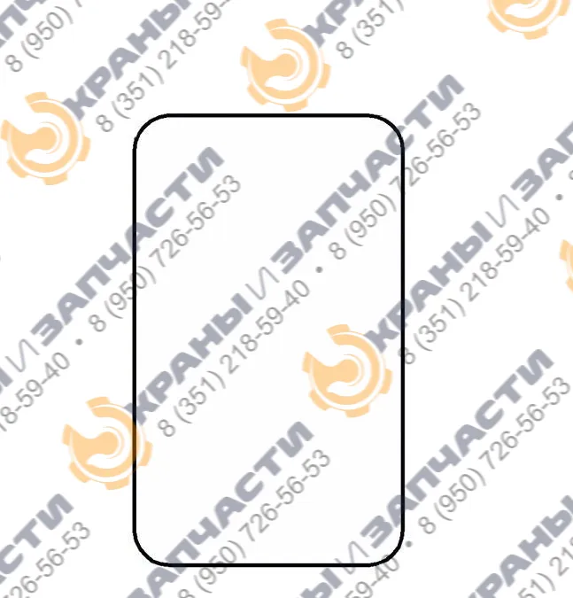 Стекло заднее КС-3579.58.015К (775х1000) для автокрана Машека КС-3579, КС-45729, КС-55727