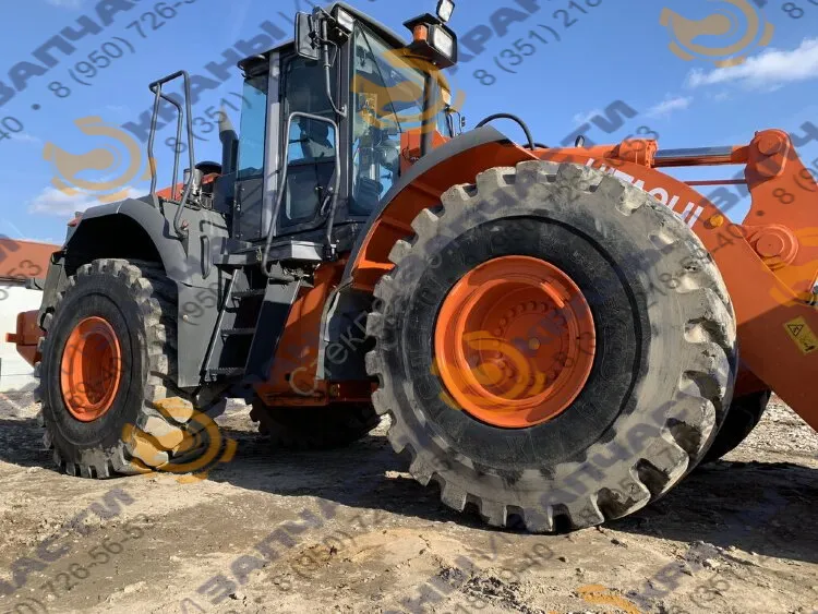 Стекло лобовое центральное (закаленное) 263G6-74102LHE для погрузчика фронтального Hitachi ZW310