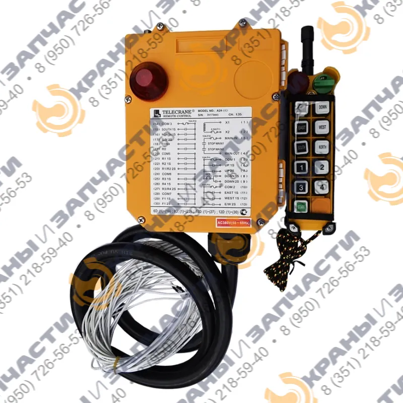 Комплект радиоуправления F(A)24‑10D (1T+1R) Telecrane 