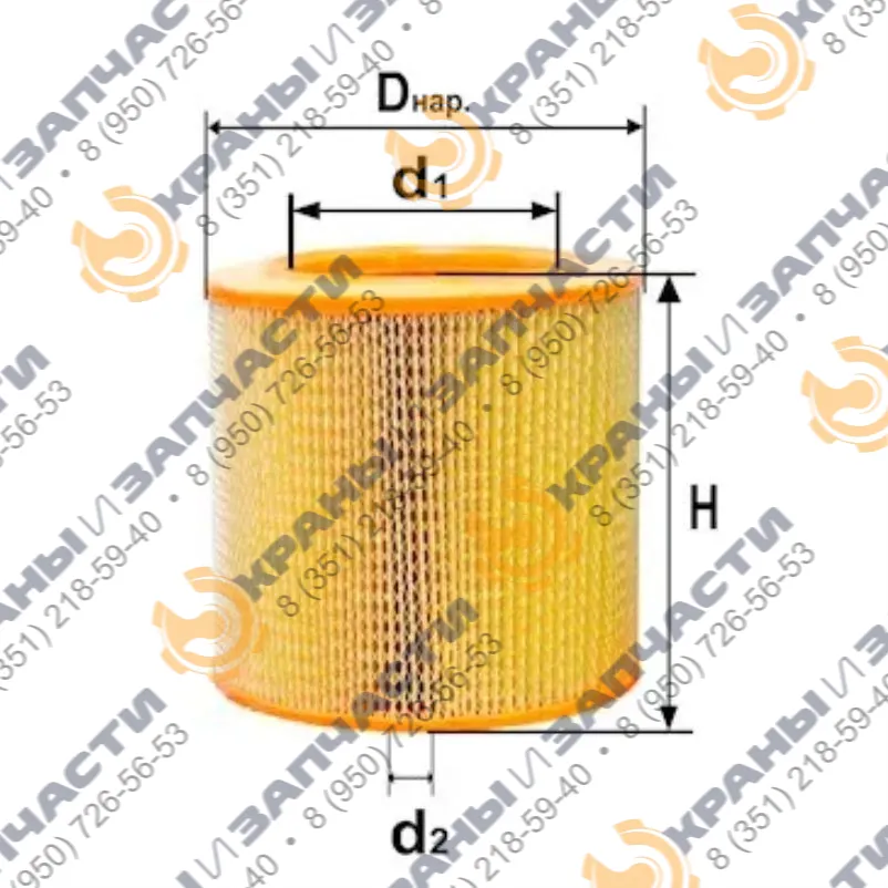 Фильтр воздушный DIFA 4309