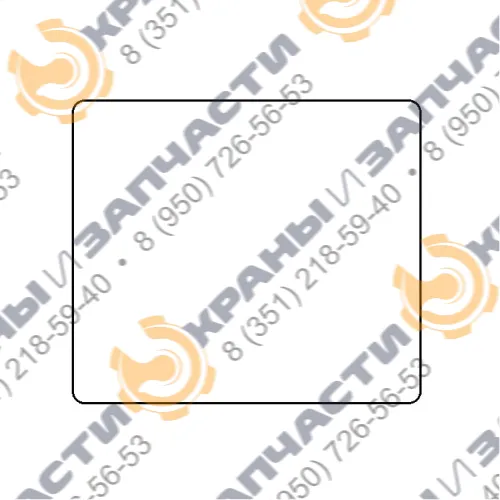 Стекло лобовое нижнее для козлового крана КК12.5