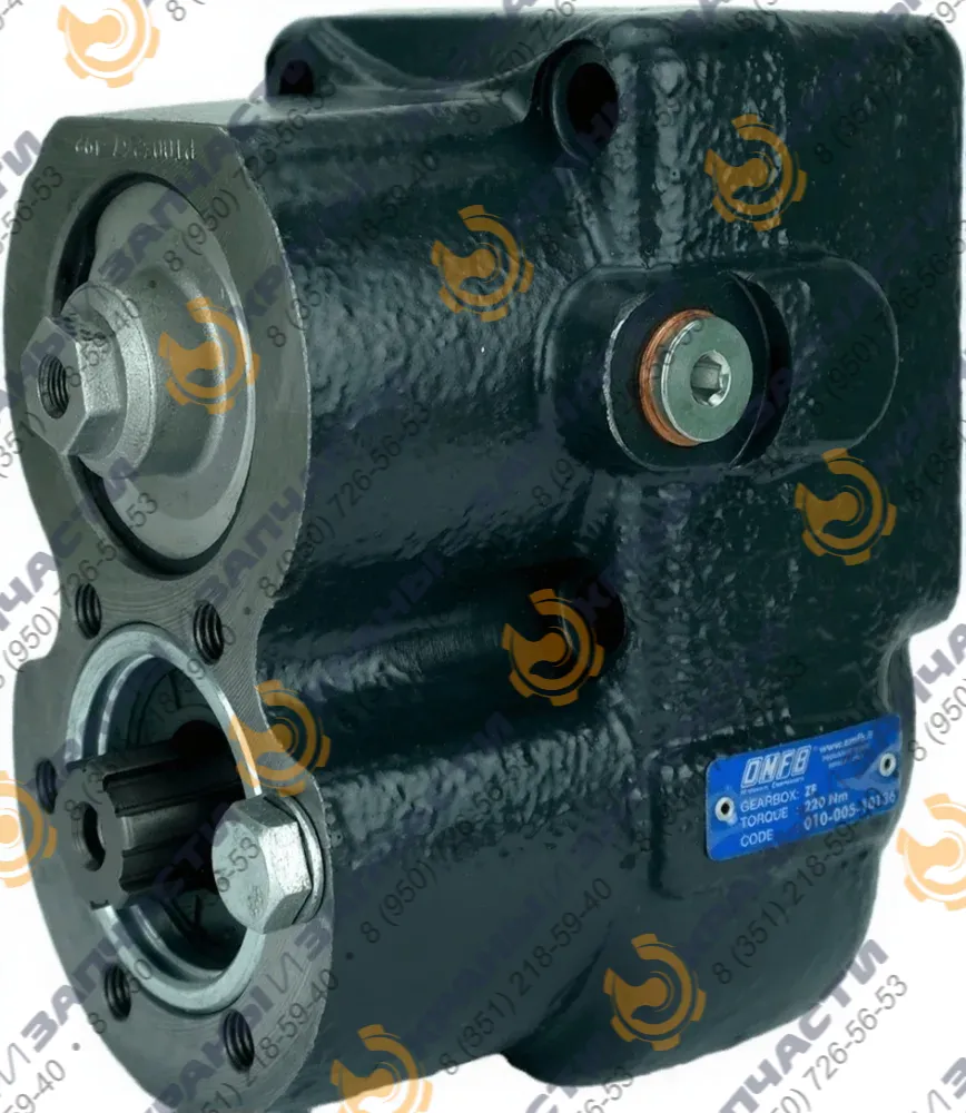 Коробка отбора мощности UNI для КПП ZF 6S с пневмоуправлением