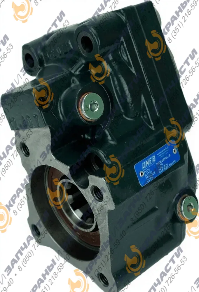 Коробка отбора мощности ISO (500Нм) для КПП ZF 6S, 9S, 16S с пневмоуправлением