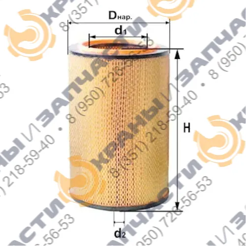 Фильтр воздушный DIFA В4318МК