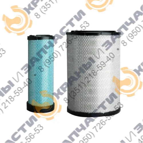 Фильтр воздушный 600-185-5120, 600-185-5110 Ruian King Filters (AF25129M, AF25130M, C281045, CF15136, 6I2503, 6I2504, P532503, P532504, LAF4503, LAF4504)