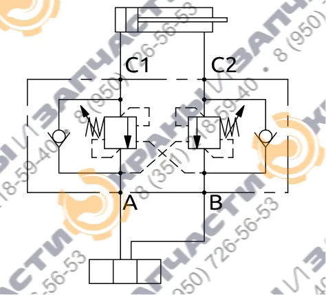 Двухсторонний балансировочный клапан A070311.00.00 HBS - чертеж 3