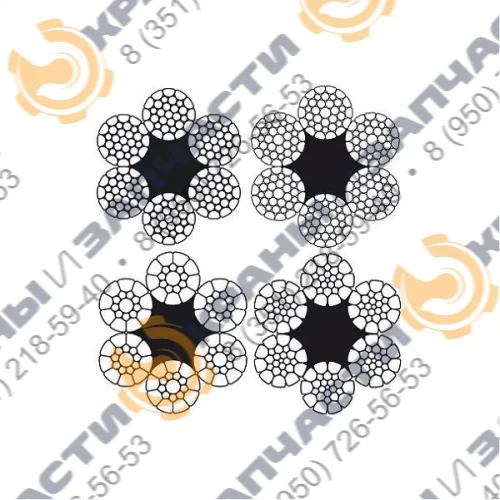 Канат светлый S6ALC Pack 1T; Ø10; EN 12385-4-2000