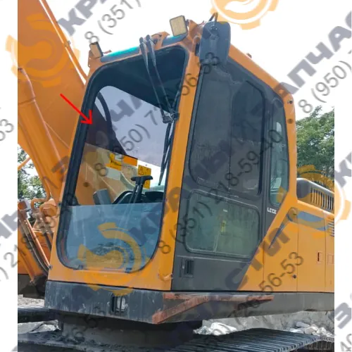 Стекло лобовое верхнее (закаленное/триплекс) для экскаватора Sdlg (LGCE) LG6210E, LG6250E