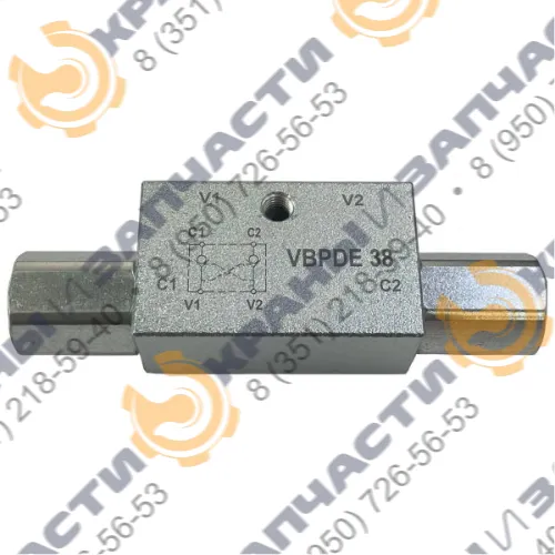 Гидрозамок двухсторонний VBPDE 3/8&amp;quot; (V0185)
