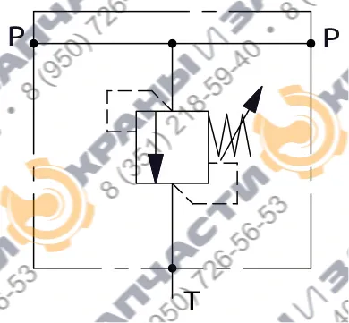 Клапан предохранительный A010601.01.00 HBS  - чертеж 2