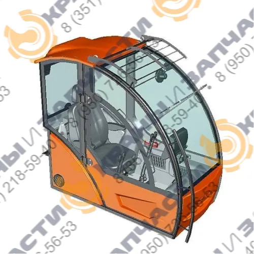 Стекло боковое КМК 2.00-5603071 (1104х516) для автокрана Клинцы (новая кабина)