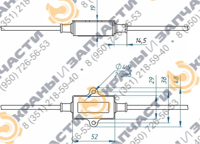 Преобразователь интерфейса СТ-02-Р1Р2-ВЕ  - чертеж 1