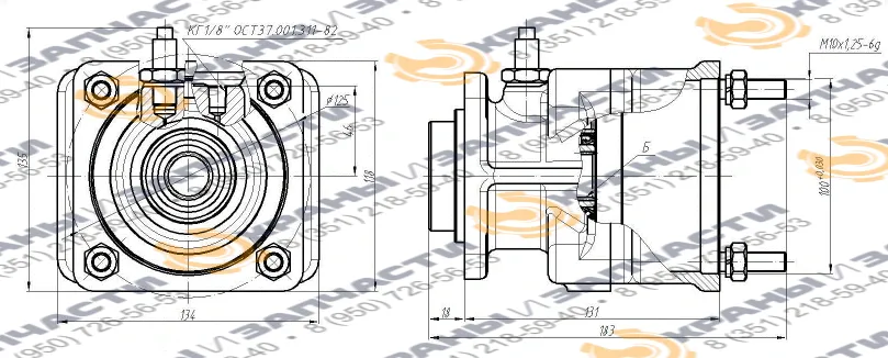 Коробка отбора мощности МП49-4209010-26