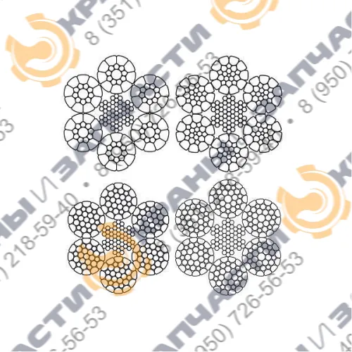 Канат светлый S10ALC Pack 1; Ø10;  EN 12385-4-2000