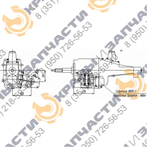Коробка отбора мощности МП82-4202010-20