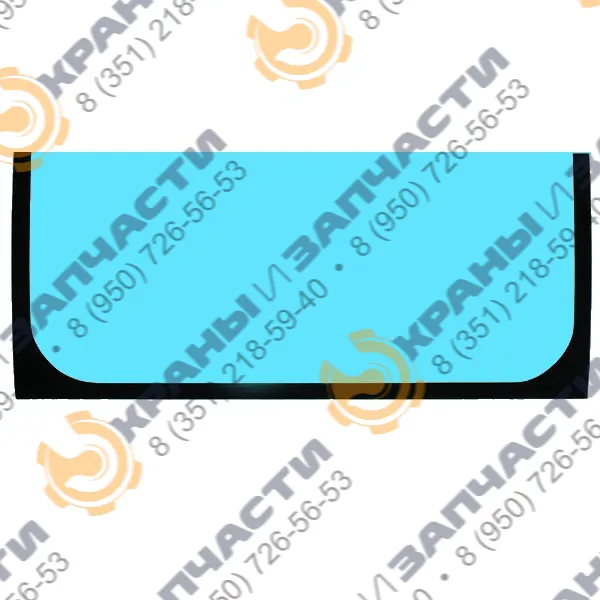 Стекло лобовое нижнее с шелкографией (триплекс) для экскаватора Hitachi Zaxis 180, 200, 210, 240, 250, 270, 280, 300, 330, 350, 400, 470 3G-5G