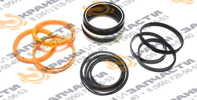 Ремкомплект РК-КС45719-80.56/3-КП гидроцилиндра раздвижения опор до 2000г автокрана КС-45719 Галичанин, Клинцы