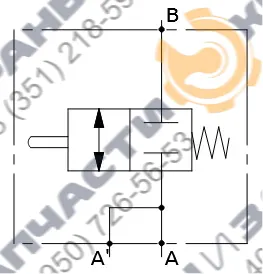 Чертеж Клапан UV223 PU3 HBS