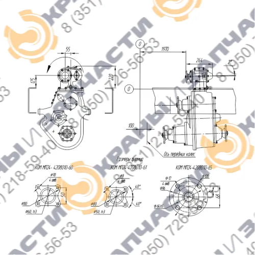 Коробка отбора мощности МП24-4208010-65