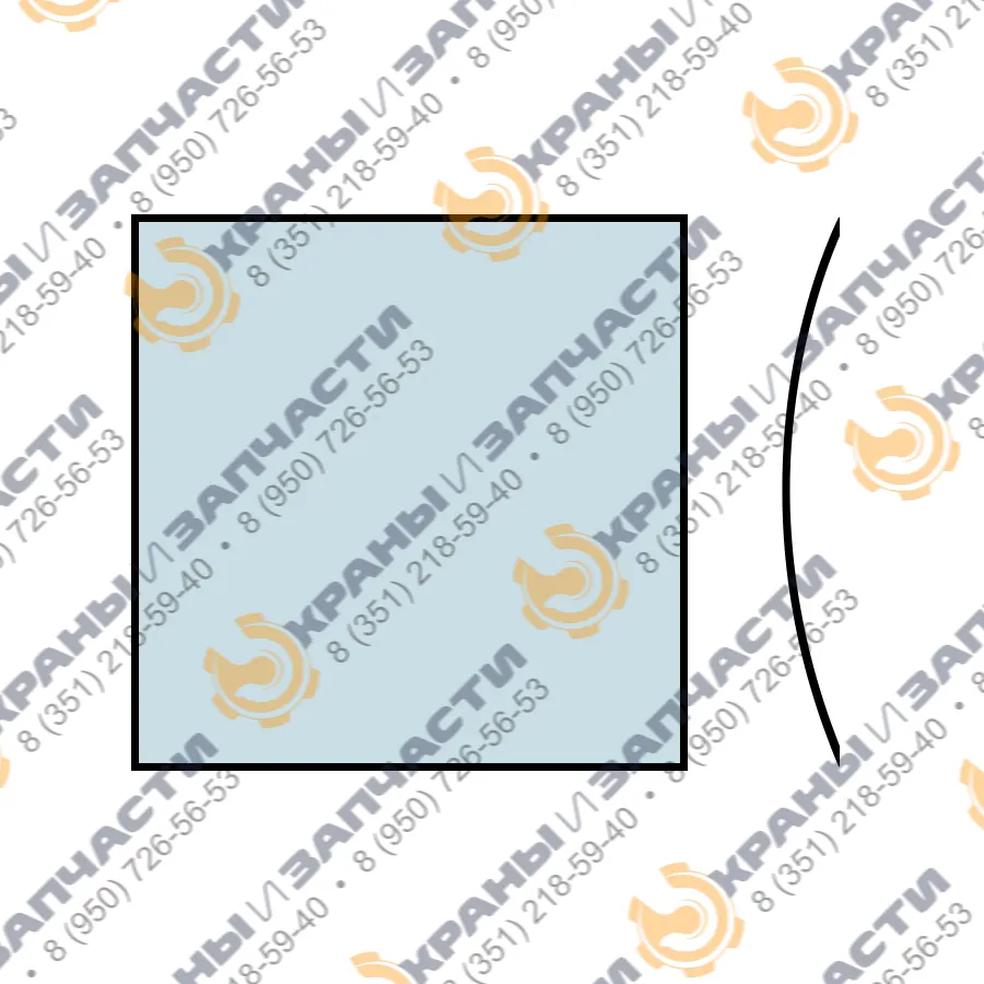 Стекло лобовое среднее (закаленное) 71LM-26012 71Z1-26010