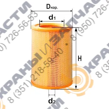 Фильтр воздушный DIFA 4307