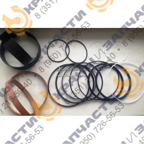 Ремкомплект 200х160 гидроцилиндра подъёма стрелы автокрана Газпром-Кран КС-5476 производства Газпром-Кран (полный)