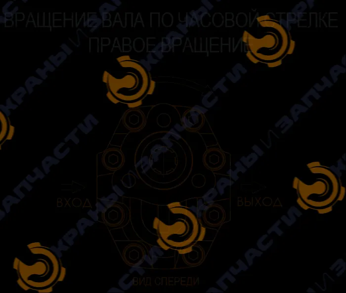 Шестеренный насос NPH-61 UNI DX OMFB - чертеж 5