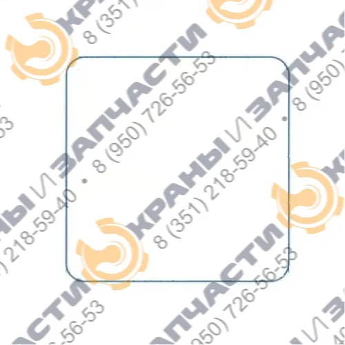 Стекло лобовое 5мм (93x110) для железнодорожного крана ЕДК-300