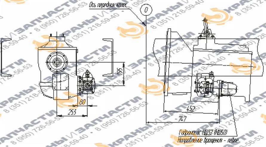 Коробка отбора мощности МП58-4202010-25