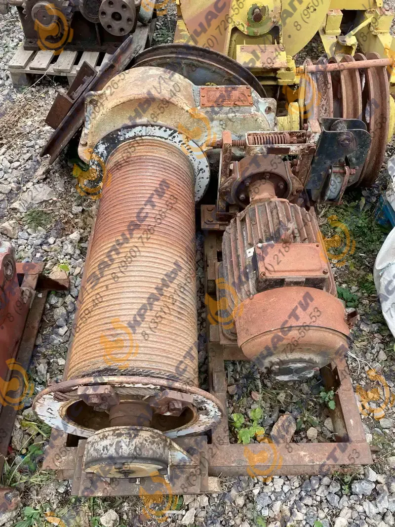 Лебедка грузовая крана козлового КК 20-32 барабан грузовой длина 840 